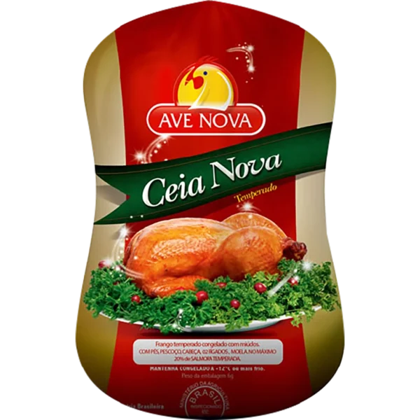 Frango congelado e temperado Ceia Nova kg