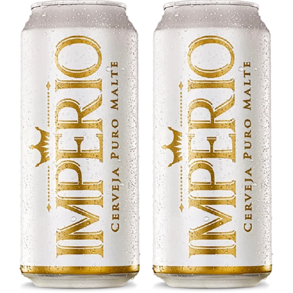 Cerveja Império Pilsen latão 473ml