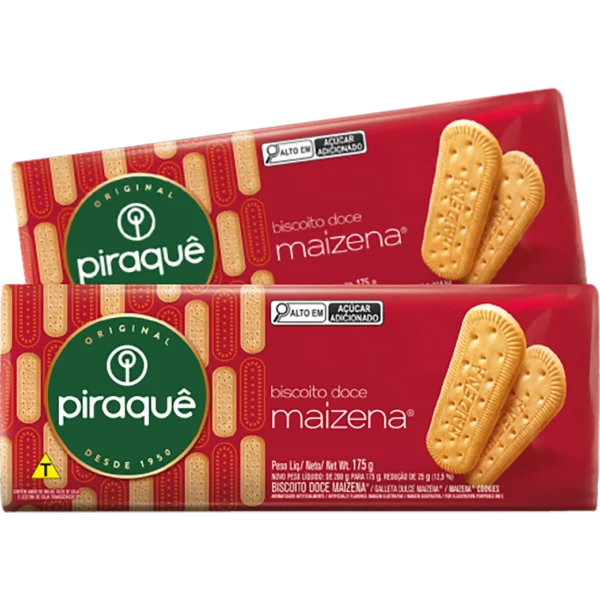 Biscoito Piraquê maizena tradicional 175g