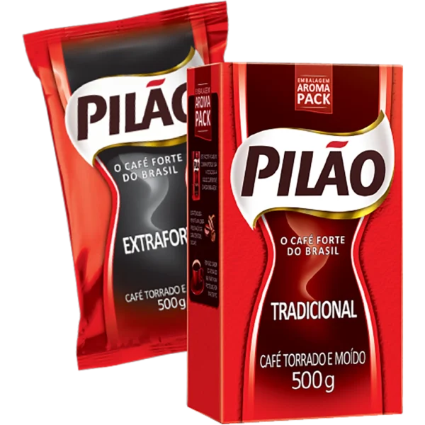 Café Pilão tradicional, extraforte ou intenso 500g - Sachê ou vácuo