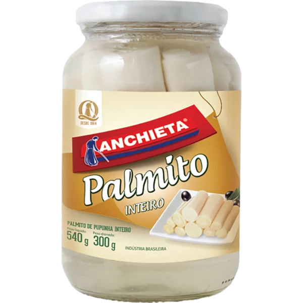 Palmito pupunha inteiro Anchieta 300g