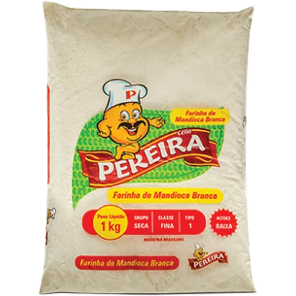 Farinha de mandioca branca Pereira 1kg