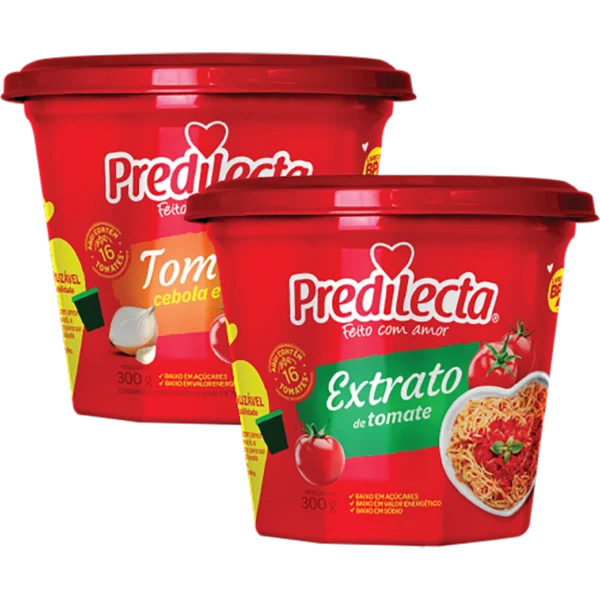 Extrato de tomate Predilecta bow 300g - Tradicional ou cebola com alho