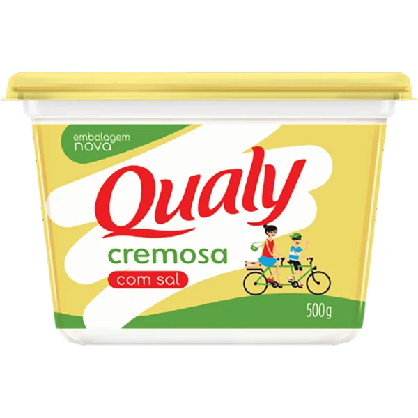 Margarina cremosa com sal Qualy 500g