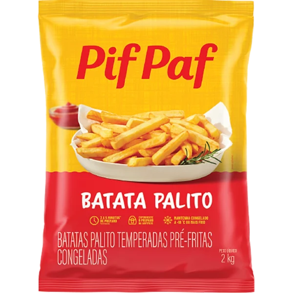 Batata palito congelada Pif Paf 2kg