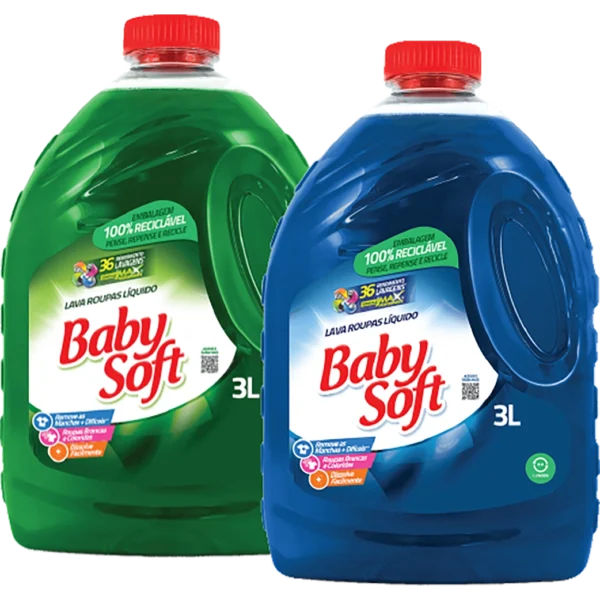 Lava roupas líquido Total Max Baby Soft 3l Fragrâncias
