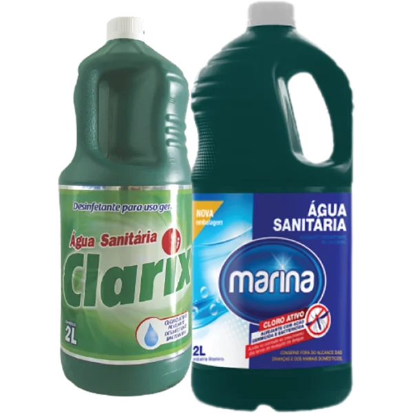Água sanitária Marina ou Clarix 2l