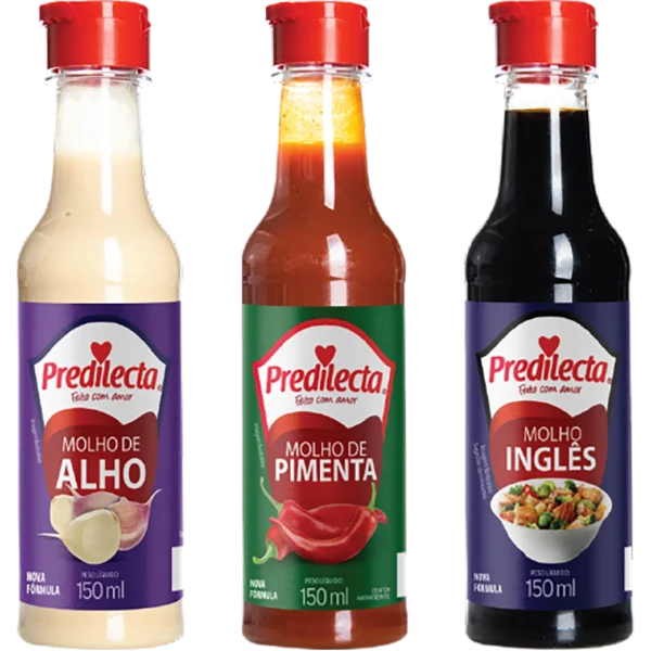 Molho Predilecta 150ml - Sabores