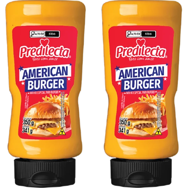 Molho Predilecta American Burger bisnaga 350g