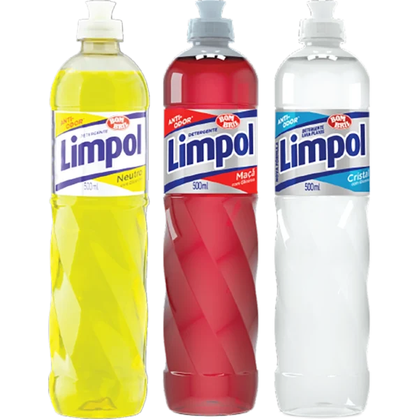 Lava louças líquido Limpol 500ml - Fragrâncias