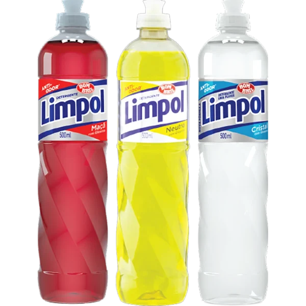 Lava louças líquido Limpol 500ml - Fragrâncias