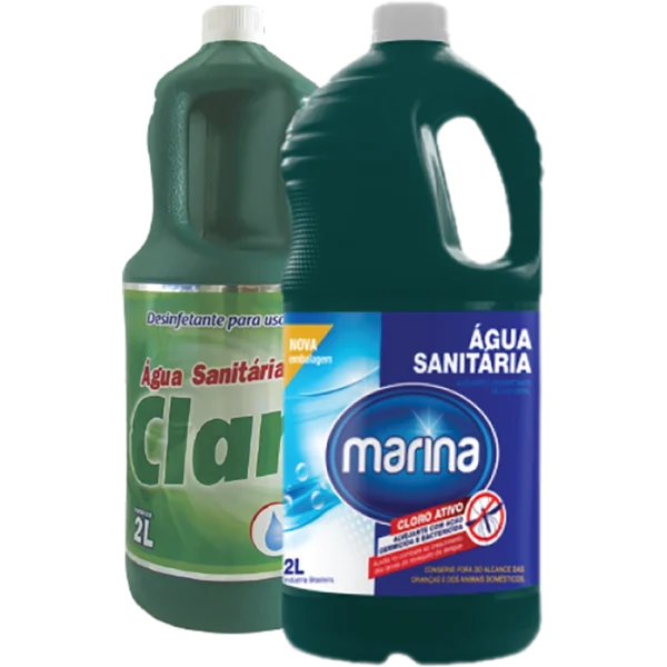 Água sanitária Marina ou Clarix 2l