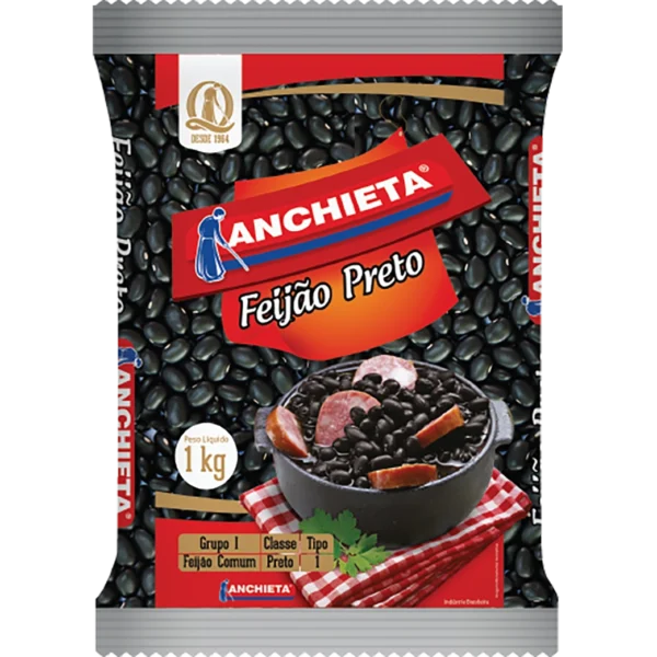 Feijão preto Anchieta 1kg