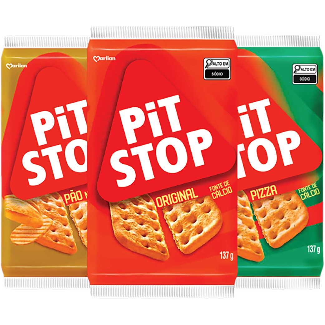 Biscoito Pit Stop Marilan 137g - Sabores
