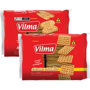 Biscoito laminado Vilma 360g - Sabores
