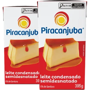 Leite condensado semidesnatado Piracanjuba TP 395g