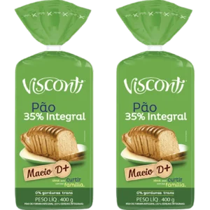 Pão de forma Visconti 35% integral 400g