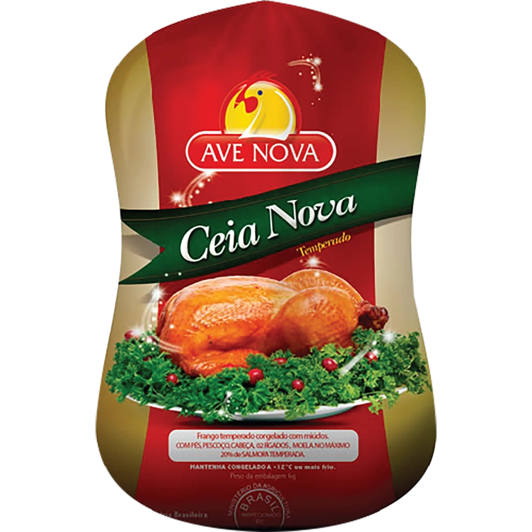 Frango congelado e temperado Ceia Nova kg